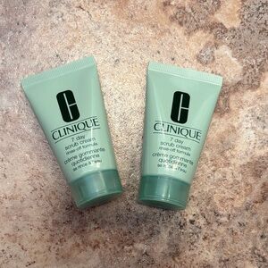 NWT Clinique 7 Day Scrub Cream; Travel-size, set of 2
